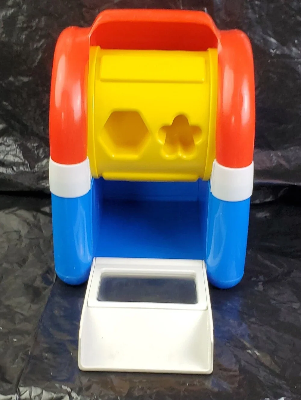 Little Tikes Vintage Mailbox Shape Sorter Toy w/ 3 Shapes 1528 USA Made - GUC